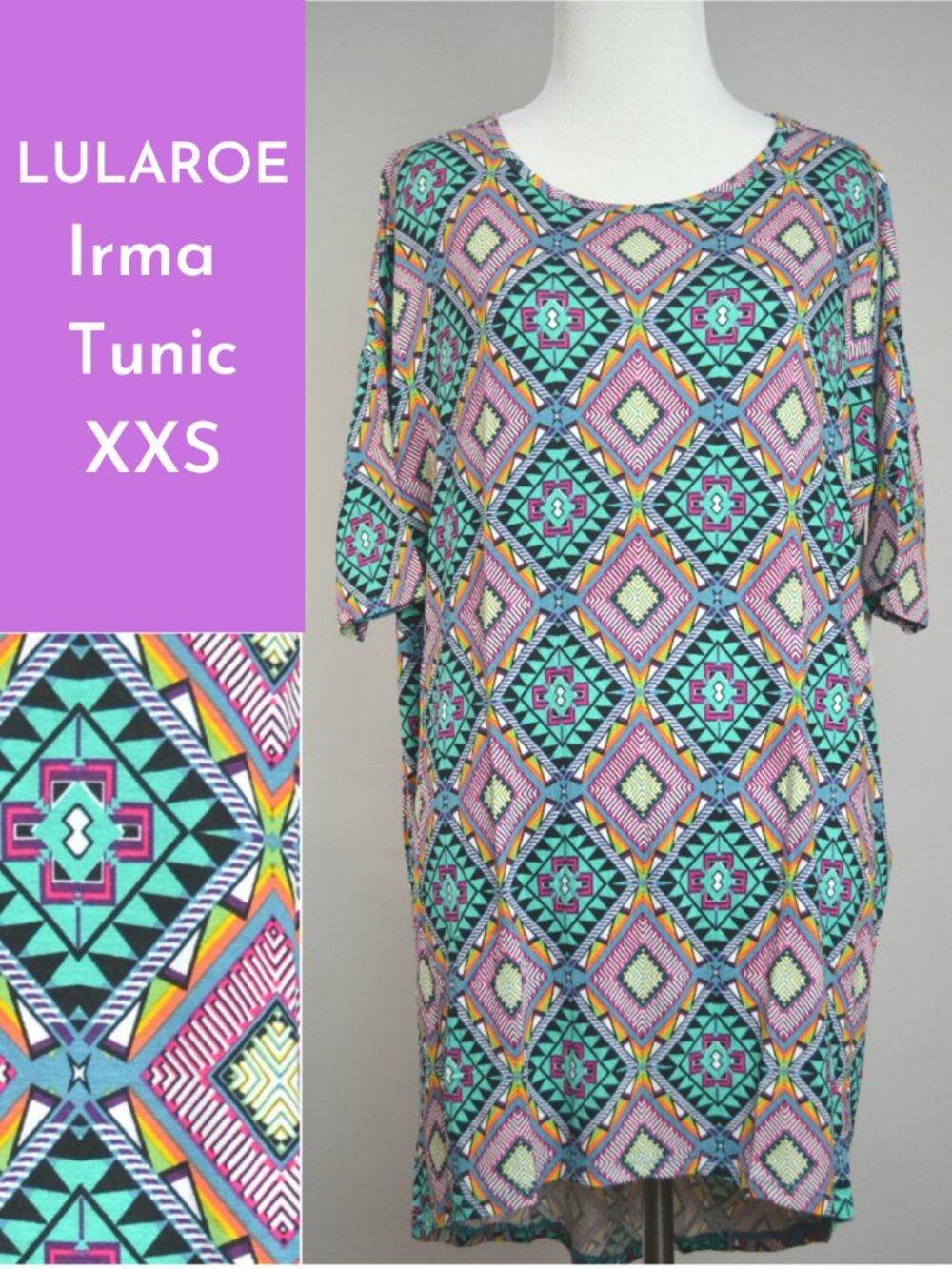NWT XXS Irma Tribal Print